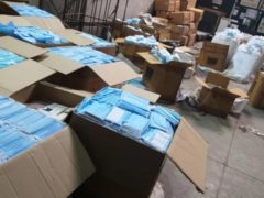 mask and sanitizer smuggling